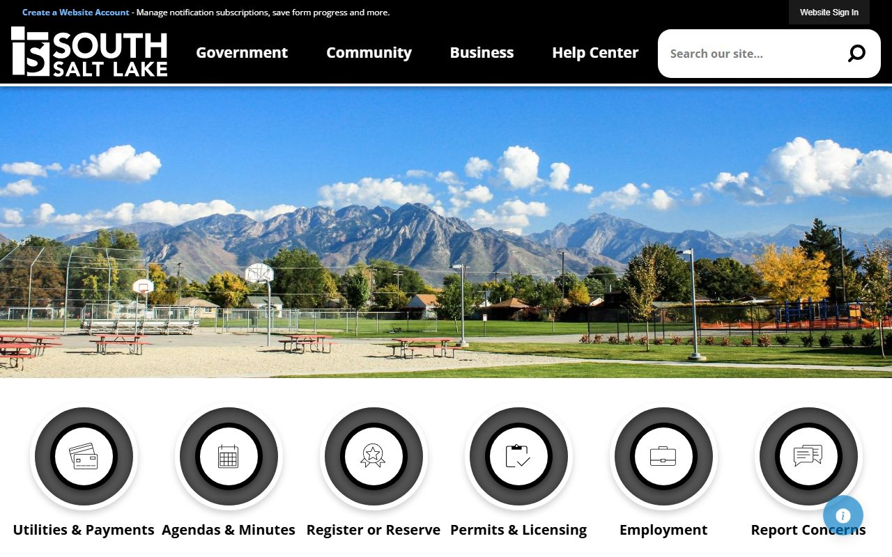 South Salt Lake City online portal for public records and felony records requests