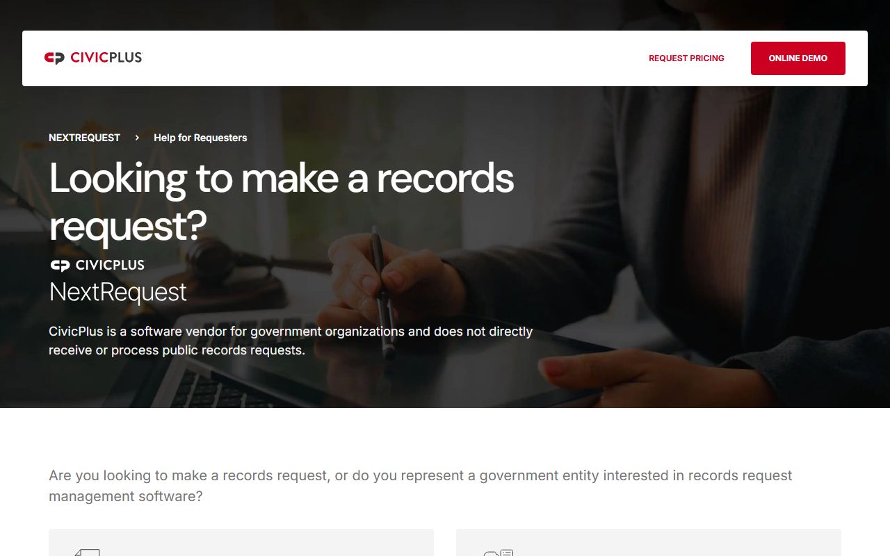 West Jordan NextRequest portal for felony records and police GRAMA requests