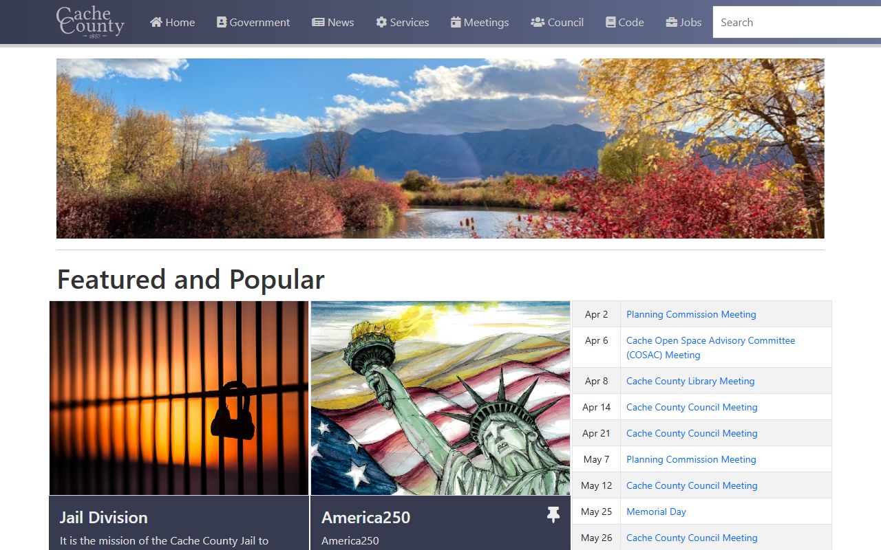 Cache County felony records official county website