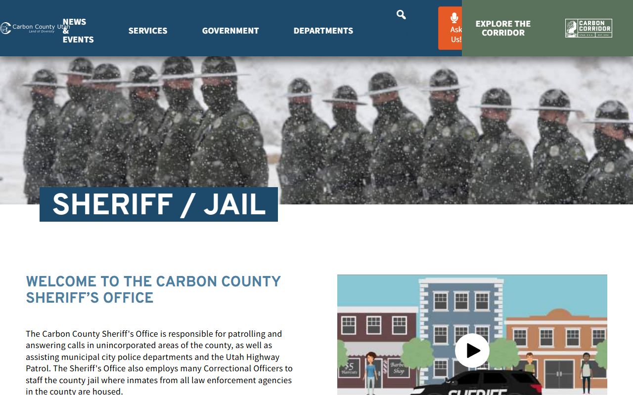 Carbon County Sheriff felony records and arrest records
