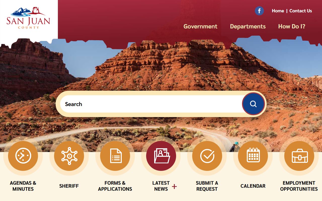 San Juan County official government website felony records