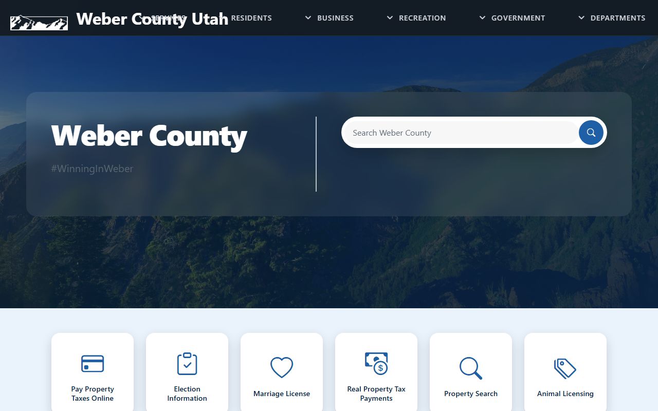 Weber County felony records official county government website